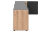 TV stolek Santio 138 cm, dub artisan/antracit