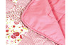 Letní deka květinový vzor, růžová