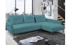Rohová sedací souprava Dream, tyrkysová látka, pravý roh