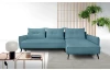 Rohová sedací souprava Dream, tyrkysová látka, pravý roh