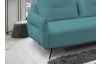 Rohová sedací souprava Dream, tyrkysová látka, pravý roh