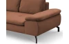 Rohová sedací souprava Vespa, cihlová látka, levý roh
