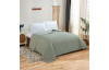 Přehoz na postel Harmony 220x240 cm, šedo-zelený