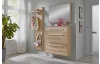 Nástěnný šatní panel Perado, výška 180 cm, dub evoke