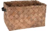 Úložný košík borovicové dřevo, 35x17 cm