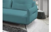 Rohová sedací souprava Dream, tyrkysová látka, levý roh