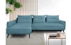 Rohová sedací souprava Dream, tyrkysová látka, levý roh