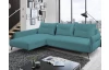 Rohová sedací souprava Dream, tyrkysová látka, levý roh