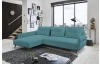 Rohová sedací souprava Dream, tyrkysová látka, levý roh