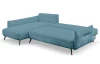 Rohová sedací souprava Dream, tyrkysová látka, levý roh