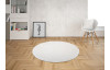 Kulatý koberec Rabbit 60 cm, bílý