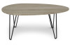 Oválný konferenční stolek Prado, dub sonoma