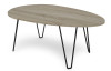 Oválný konferenční stolek Prado, dub sonoma