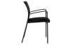 Konferenční židle Spider, černá látka