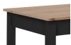 Jídelní stůl Capri 90x67 cm, dub artisan/černý