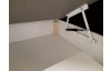 Postel boxspring Fresco 180x200 cm, světle šedá látka