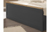 Postel s nočními stolky Locarno 180x200 cm, grafit/dub artisan