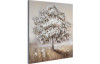 Ručně malovaný obraz Strom 100x100 cm, 3D struktura