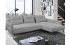 Rohová sedací souprava Dream, světle šedá látka, pravý roh