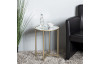 Kulatý odkládací stolek Lagos 39 cm, zlatý