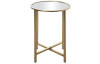 Kulatý odkládací stolek Lagos 39 cm, zlatý