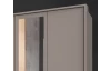 Paspartový rám k šatní skříni Düsseldorf, 228 cm, šedá sahara