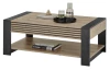 Konferenční stolek se šuplíkem Felipe, dub artisan/černý