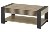 Konferenční stolek se šuplíkem Felipe, dub artisan/černý