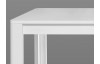 Jídelní stůl Madrano 160x90 cm, bílý