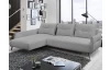 Rohová sedací souprava Dream, světle šedá látka, levý roh