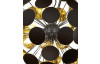 Lustr Discalgo 54 cm, černo-zlatý