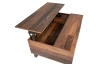 Úložný konferenční stolek Como, vintage optika dřeva