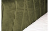 Postel Livano 180x200 cm, mechová zelená látka
