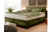 Postel Livano 180x200 cm, mechová zelená látka