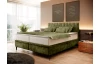 Postel Livano 180x200 cm, mechová zelená látka
