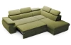 Rohová sedačka Viera, salátově zelená látka, pravý roh
