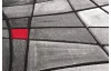 Koberec Brilliance 120x170 cm, šedo-červená abstrakce