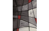 Koberec Brilliance 120x170 cm, šedo-červený