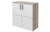 Komoda Ida, 2-dveřová, dub canyon/bílá