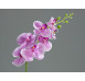 Umělá květina Orchidej, fialovo-bílá
