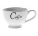 Šálek Coffee 180 ml, bílá keramika