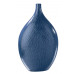 Vysoká dekorační váza 52 cm, modrá