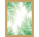 Rámovaný obraz Tropické listy, 18x24 cm