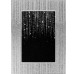 Fotorámeček skleněný 10x15 cm, stříbrný třpytivý