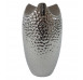 Váza Modern 24 cm, stříbrná, atypický tvar