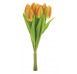 Umělá kytice Tulipány, žlutá