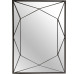 Nástěnné zrcadlo Heike 40x56 cm, černé