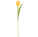 Umělá květina Tulipán 43 cm, žlutá