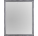 Nástěnné zrcadlo Lisa 45x55 cm, stříbrné, ornamenty