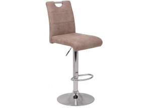 Barová židle Miranda, béžová vintage látka